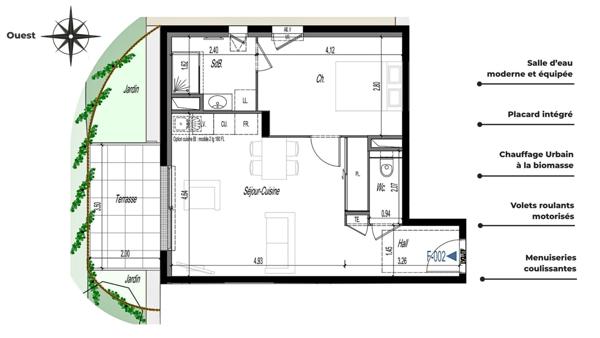 Appartement à vendre 2 pièces 45 m² Clermont-Ferrand