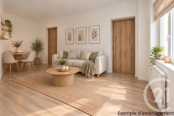 Appartement F2 à vendre  2 pièces - 39 m 2   BISCHWILLER  - 67