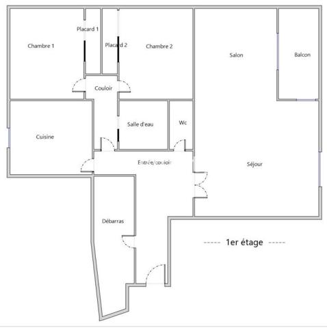 Appartement 3 pièces - 93 m²