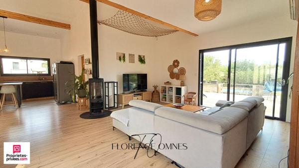 Exceptionnel à RUSTIQUES - Maison contemporaine ossature bois -  140 m2 - 4 chambres