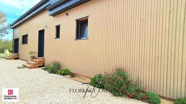 Exceptionnel à RUSTIQUES - Maison contemporaine ossature bois -  140 m2 - 4 chambres