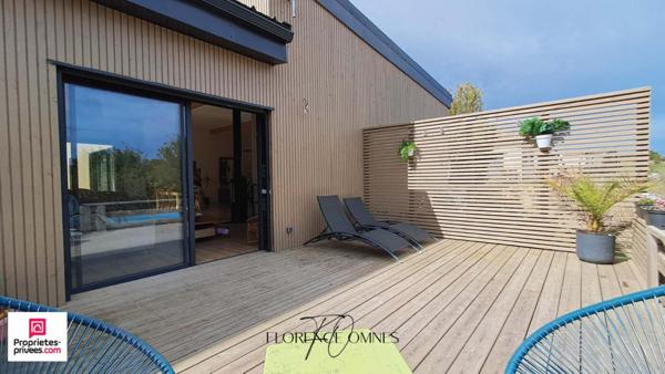 Exceptionnel à RUSTIQUES - Maison contemporaine ossature bois -  140 m2 - 4 chambres