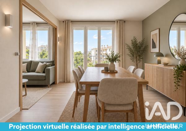 Appartement à vendre 4 pièces 64,59 m² Lyon 8
