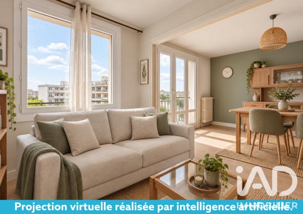 Appartement à vendre 4 pièces 64,59 m² Lyon 8