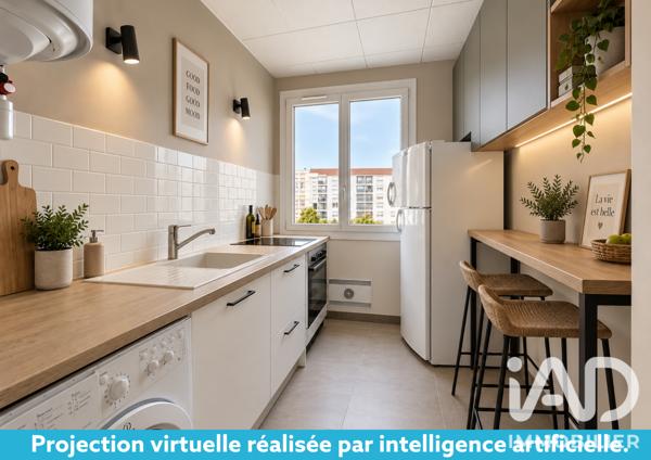 Appartement à vendre 4 pièces 64,59 m² Lyon 8