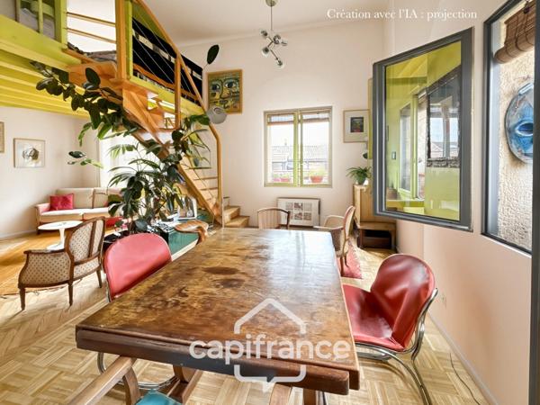 Bordeaux / Quartier St Michel - Apt spacieux et au calme / Duplex - Jardin partagé - local velo