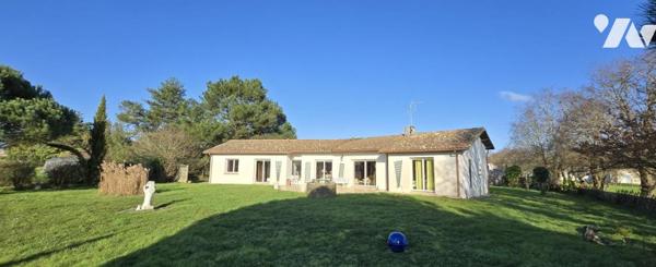 PORNIC, entre le Pont du Clion et le Val St Martin, maison de famille de plain pied d'environ 213 m²