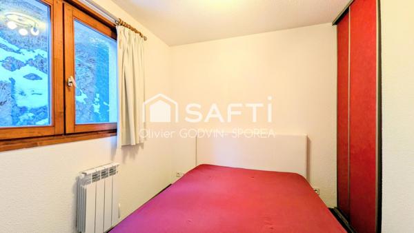 Appartement 2 Pièces avec balcon exposé plein Sud sans vis à vis avec vue imprenable sur les montagnes