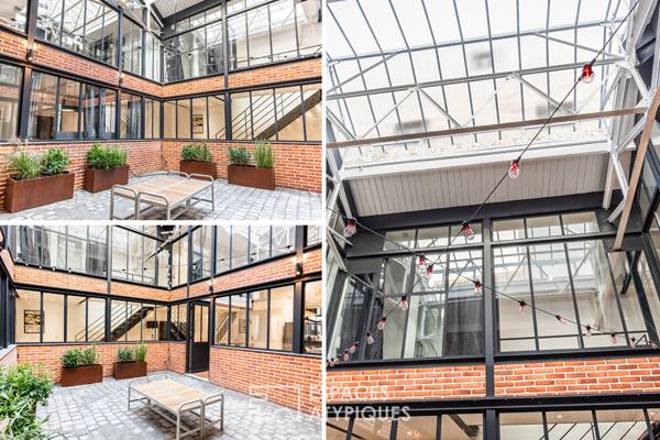 Ancien studio de danse transformé en loft mixte d’architecte – Grandes Carrières