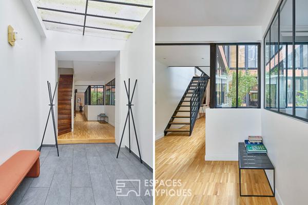 Ancien studio de danse transformé en loft mixte d’architecte – Grandes Carrières