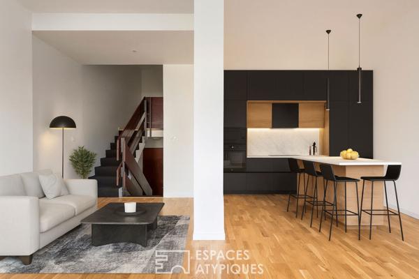 Duplex esprit loft proche place Guichard