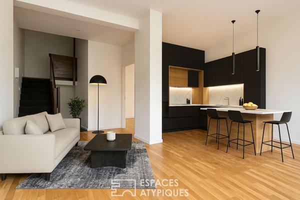Duplex esprit loft proche place Guichard