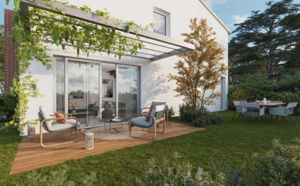 Appartement Neuf à vendre 4 pièces TOULOUSE (31) T4 DUPLEX de 81,21m2, Terrasse 20,71m2, Balcon 4,33, 2 places de parking