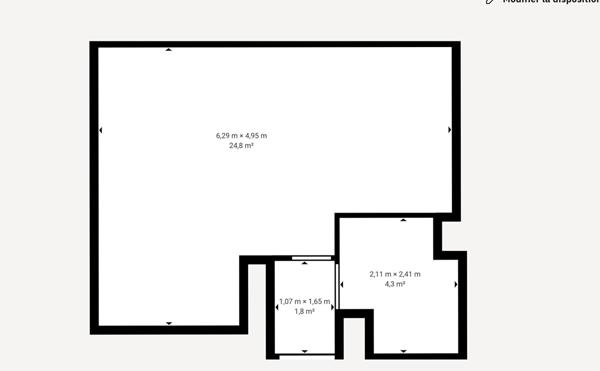 Appartement La Queue En Brie 32 m2