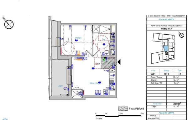 Appartement Type 2 - Résidence Alizé