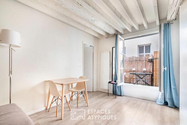 Appartement avec terrasse au coeur du Marais