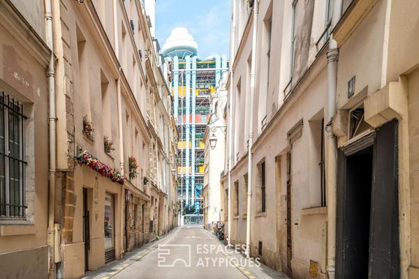 Appartement avec terrasse au coeur du Marais