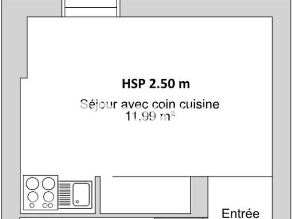 Location Studio 18.87 m² - 6 CHEMIN DES SAULNIERS Besancon 25000