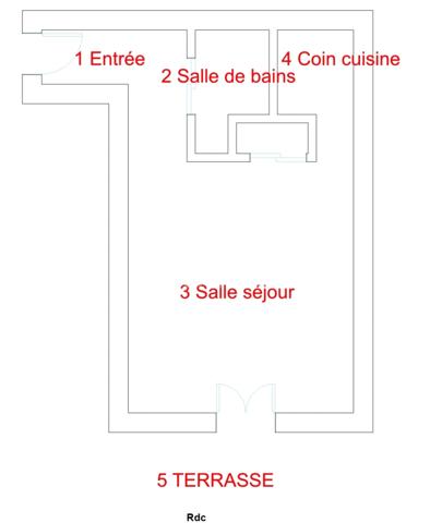 Appartement Studio "Pied-à-Terre" avec Jardin au Port