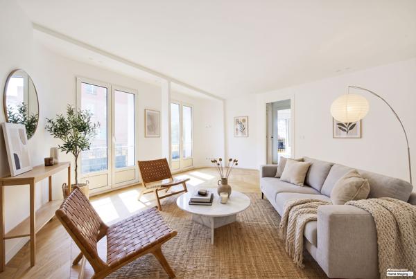 Montreuil 93100 3 pièces de 63 m² au 2e étage lumineux