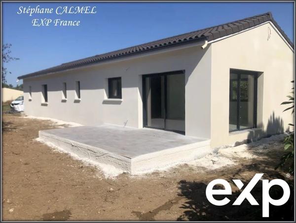 Maison neuve plain-pied 100 m² – 3 chambres – Suite parentale – Garage – DPE A