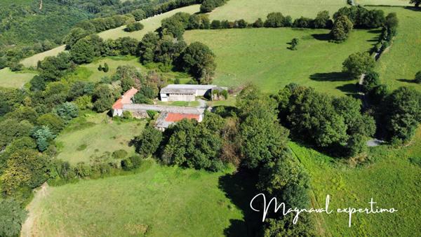 Montredon-Labessonnié (81360) Ferme authentique de 51 hectares au cœur de la nature (Tarn 81)