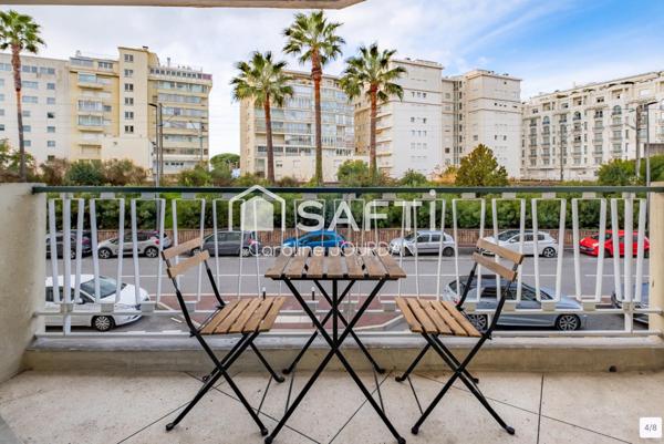 Appartement 2 pièces 47m2 avec balcon - refait à neuf - proche Croisette / Général Vautrin