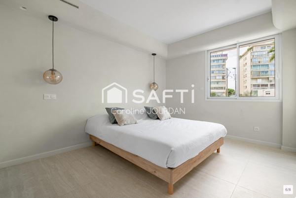 Appartement 2 pièces 47m2 avec balcon - refait à neuf - proche Croisette / Général Vautrin