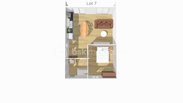 Appartement de 45 m²