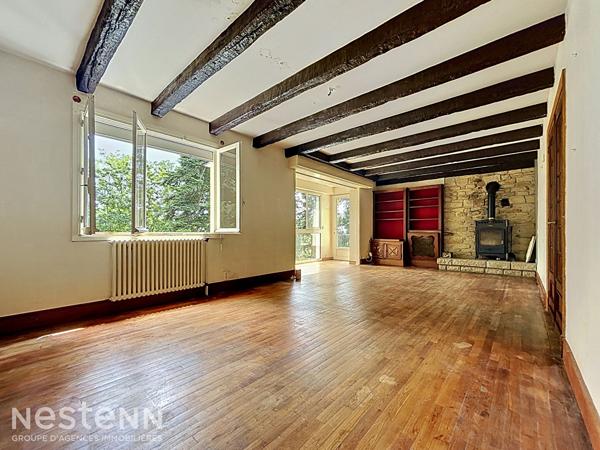 QUIMPERLÉ, maison familiale 166m², combles aménageables, garage