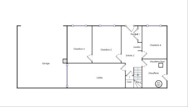 QUIMPERLÉ, maison familiale 166m², combles aménageables, garage