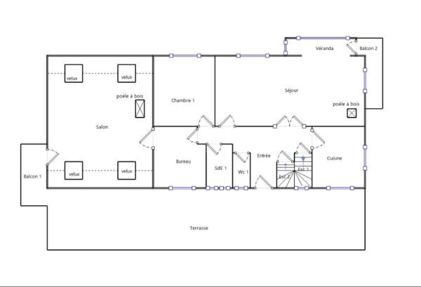 QUIMPERLÉ, maison familiale 166m², combles aménageables, garage