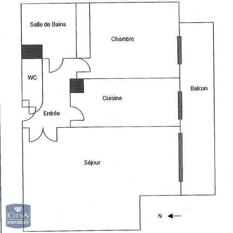 Appartement à louer 2 pièces 43.82m² Mougins (06250)