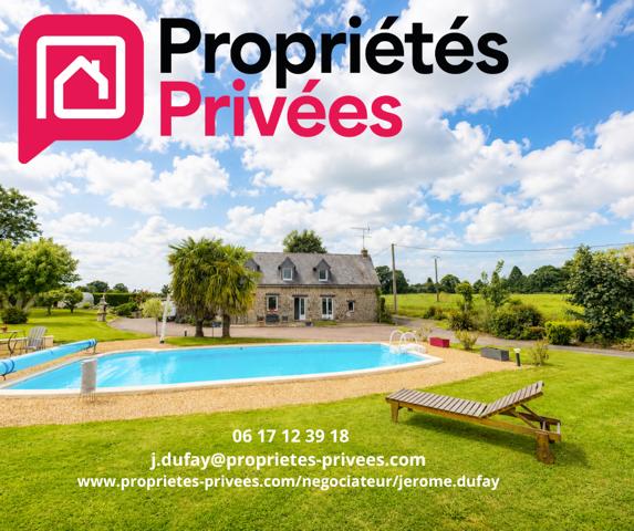 Longère en pierre rénovée avec piscine et 3 800 m² de terrain à ernée 53500 en Mayenne 53