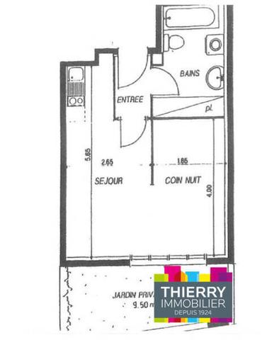 Appartement 1 pièce - 44000 Nantes -  Procé - Monselet