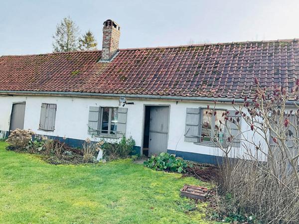 Longère Quend .105 m2. terrain 2358m²