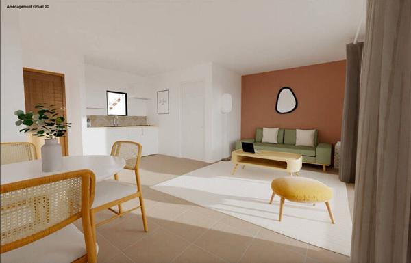 Appartement 1 pièce - 44117 Saint-André-des-Eaux