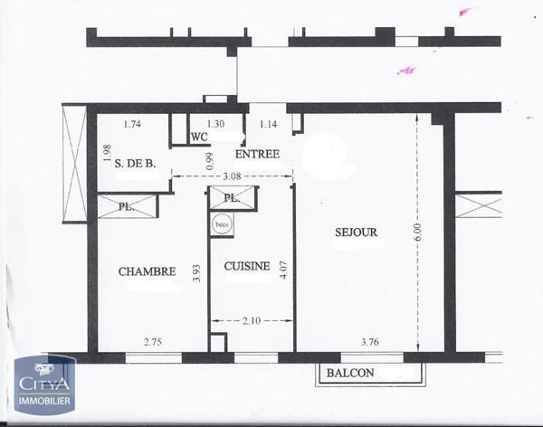 Appartement à vendre 2 pièces 50m²