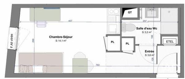 Appartement à vendre 1 pièce 20 m² Gières