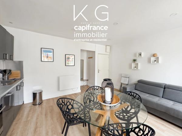 Calvados (14), appartement à vendre 46m2, 2 chambres, proche Place Morny, charme et luminosité