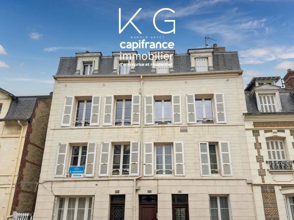 Calvados (14), appartement à vendre 46m2, 2 chambres, proche Place Morny, charme et luminosité