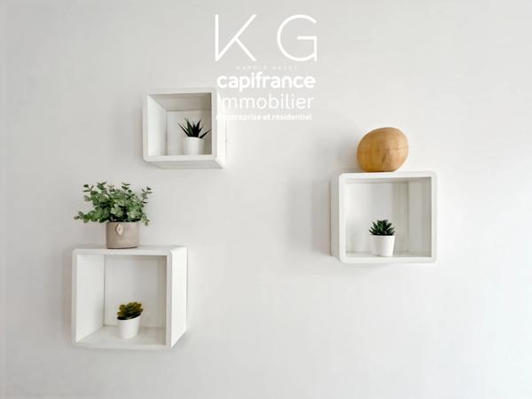 Calvados (14), appartement à vendre 46m2, 2 chambres, proche Place Morny, charme et luminosité