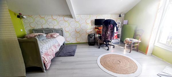 Maison  de. ville ,2 chambres avec extérieur