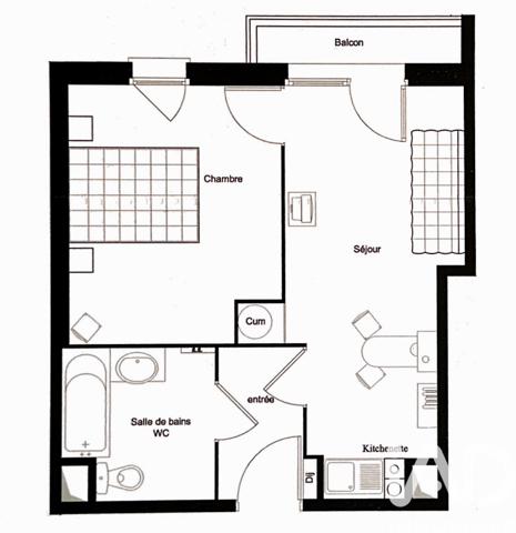 Appartement à vendre 2 pièces 33 m² Toulouse