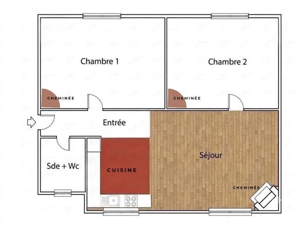 COUP DE COEUR appartement Suresnes 3 pièces 57.15 m2 entièrement rénové