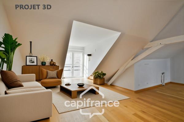 Appartement 3 pièces duplex – Dernier étage – Cœur historique de Saint-Omer