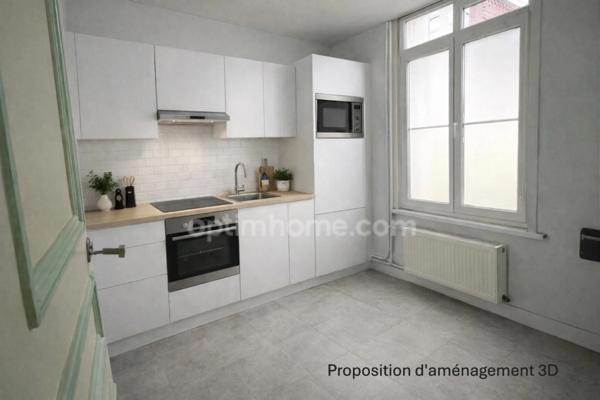 Grande Maison à rénover 5 pièces MARQUETTE LEZ LILLE (59)