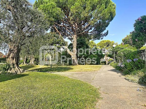 Studio de 33 m² à Cagnes-sur-Mer Terrasse, piscine, vue mer et garage