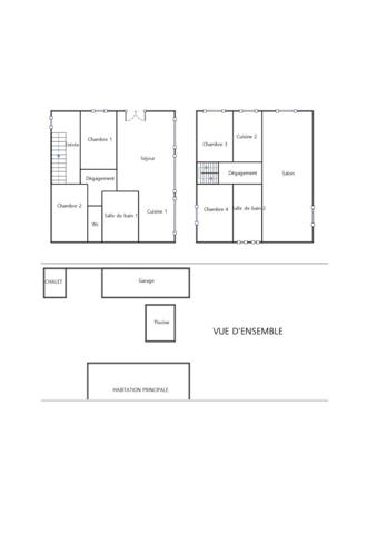 Grande maison familiale ou projet à double habitation : à vous de choisir.