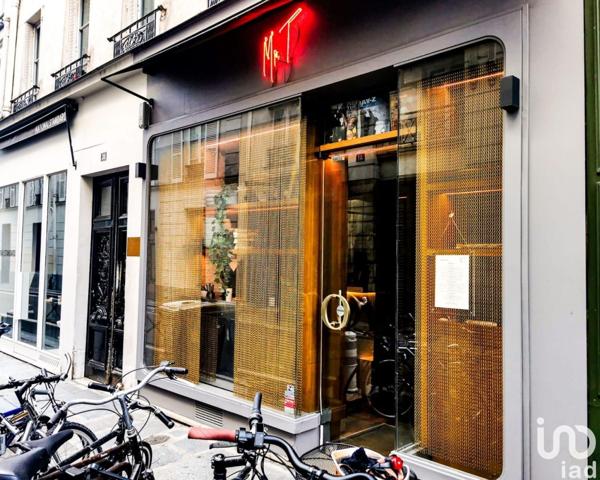 Restaurant à vendre 46 m² Paris 3
